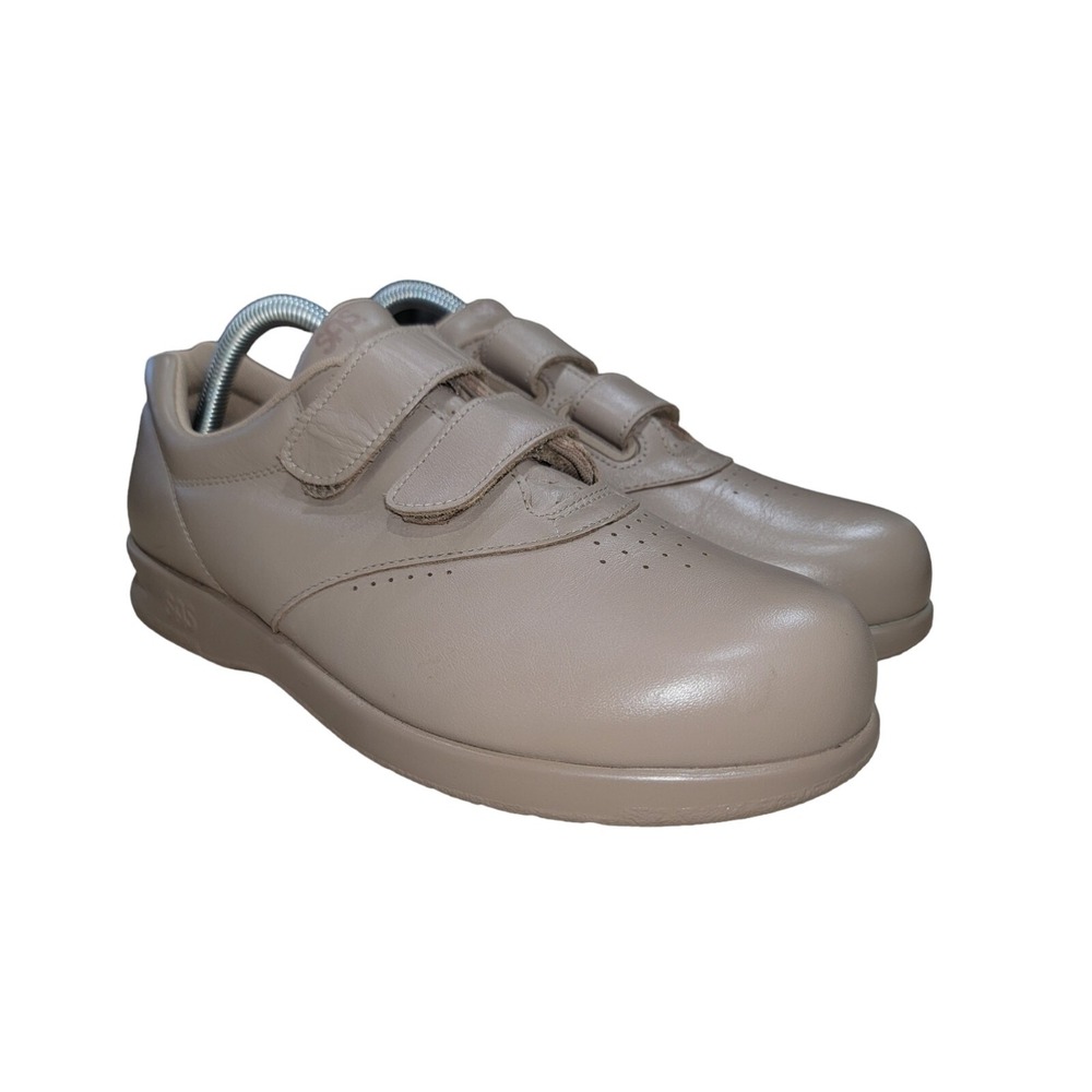 SAS Me Too Women's 9.5 M Mocha Leather Casual‎ Walking Comfort Sneakers Shoes
